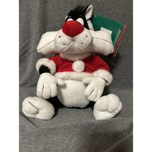 Looney Tunes Sylvester Santa Animated Musical Rocking Plush Figure NWT Telco